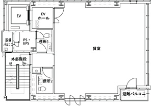 堺筋ビル　平面図